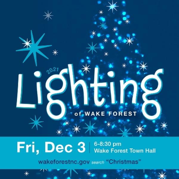 Lighting of Wake Forest