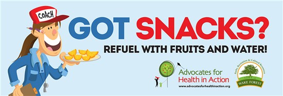 "Got Snacks?" Refuel with Fruits and Water