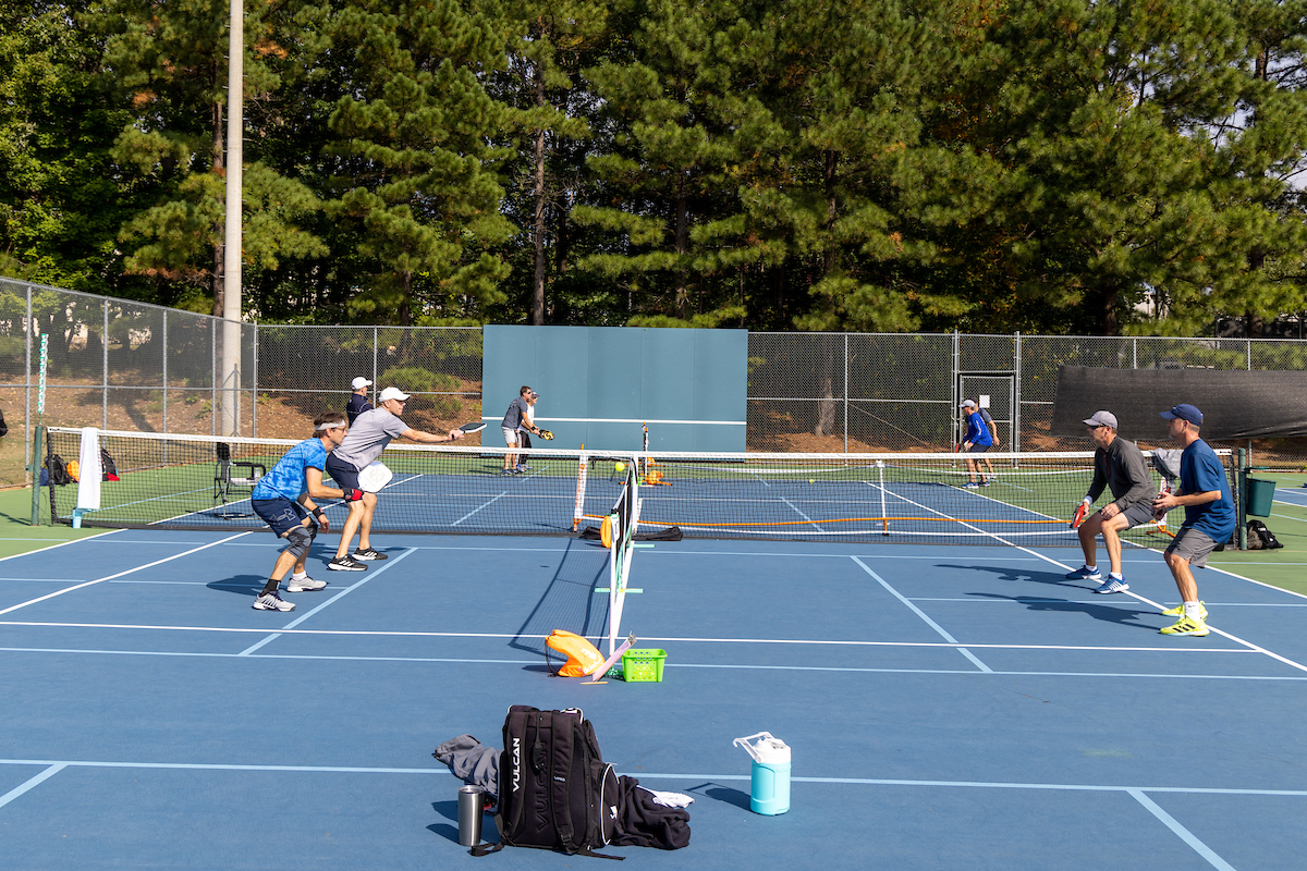 pickleball players